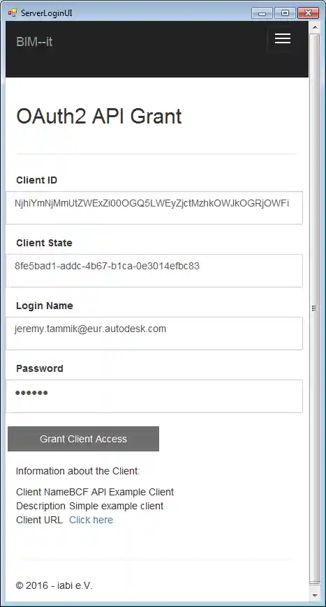 BIM-IT login