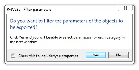 RvtVa3c filter parameters