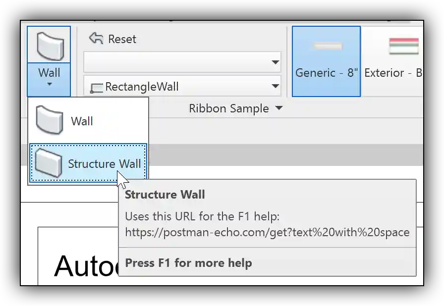 Contextual help test URL