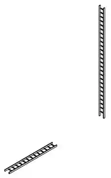 Cable tray rotated