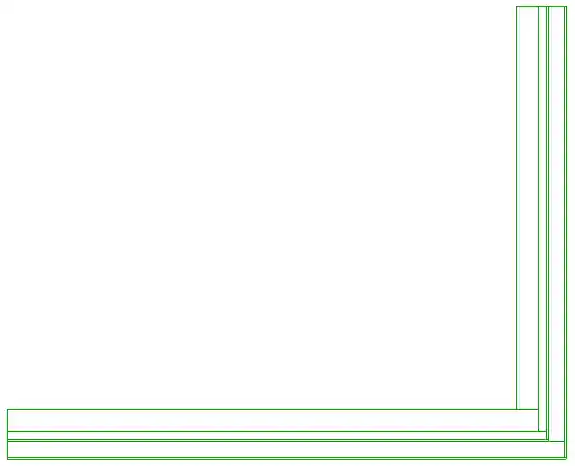 Model lines representing compound wall layers