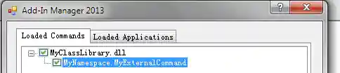 Run the add-in command