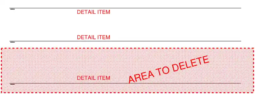 Filter detail item