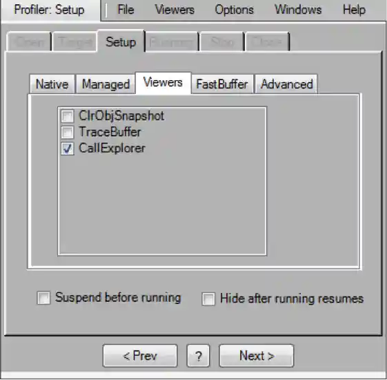 Profiler viewers