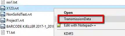 Standalone TransmissionData