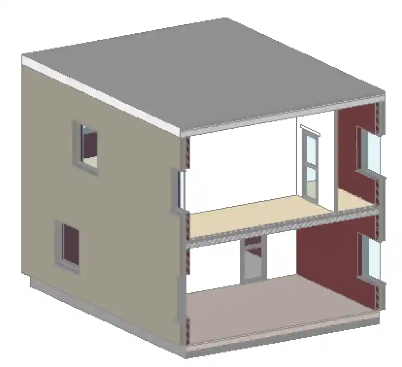 Sample model 3D cut