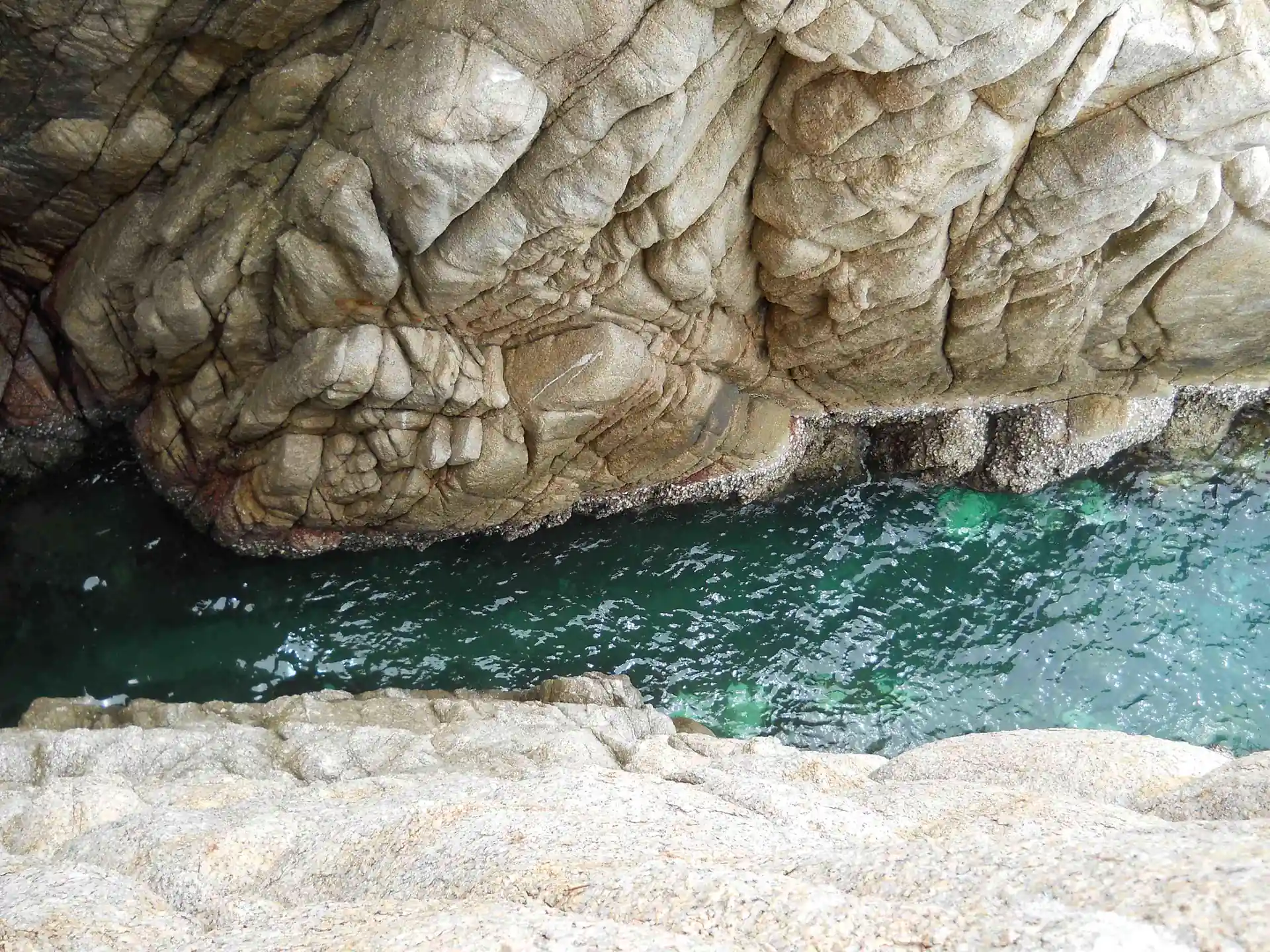 Jump across ravine