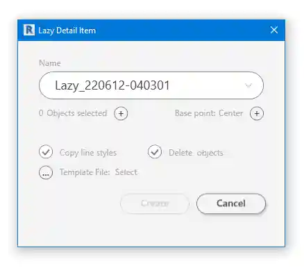Lazy detail component