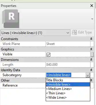Line properties