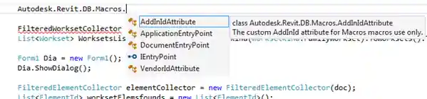 Macros namespace