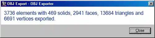Basic sample model element counts