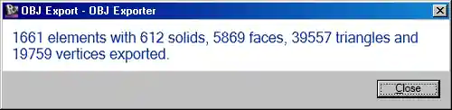 Output element count with multiple solid support