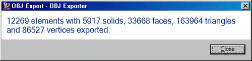Entire model object counts