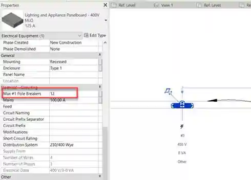 Panel properties