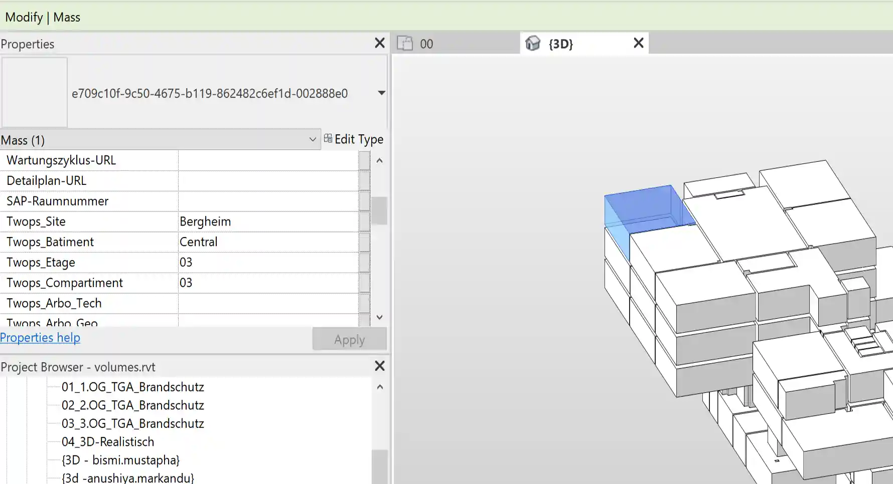 Dynamo volumes
