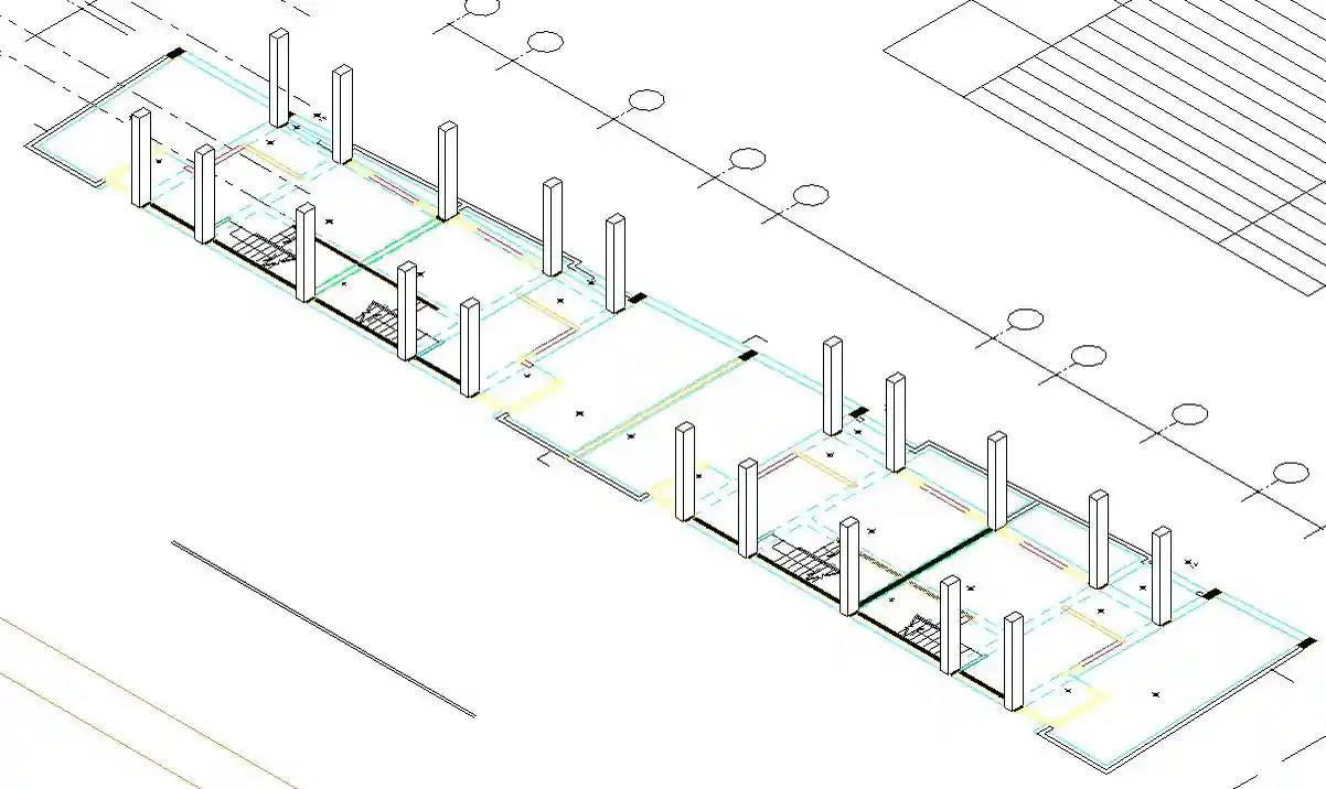 Place columns from imported 2D CAD