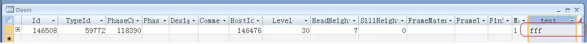 Database columns