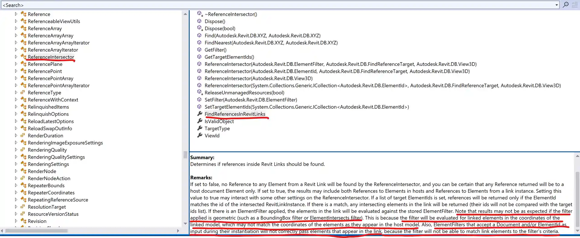 ReferenceIntersector documentation
