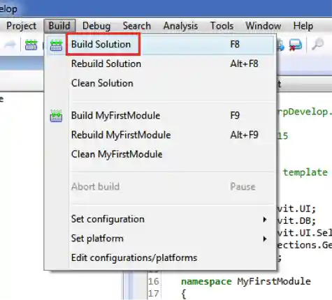 Build the macro