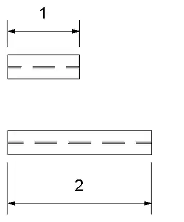 Two beams of same family type