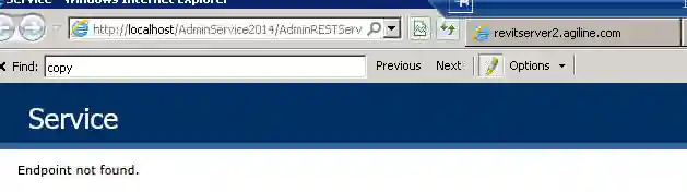 Endpoint Not Found