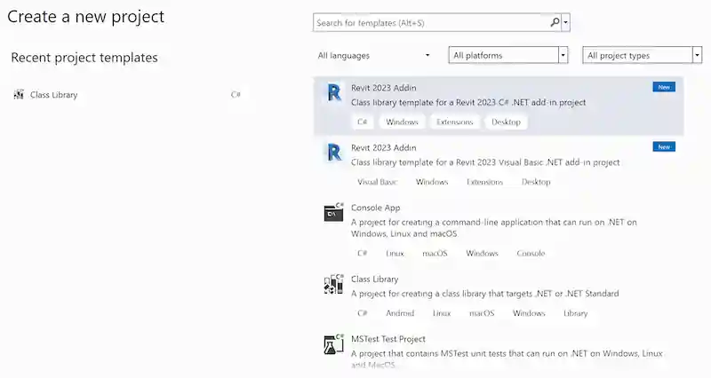 Add-In Wizard Template in VS 2022 